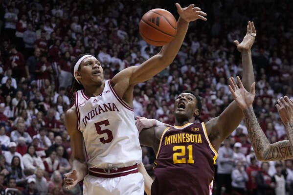 Freshman Mgbako scores season high 19 and Indiana beats Minnesota